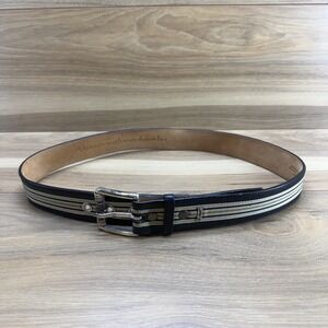 Ariat Mens Belt Size 34/85 Black Leather striped